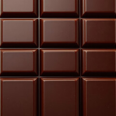 Delectable Chocolate Bar Texture: A close-up view showcases a perfectly crafted chocolate bar, highlighting its smooth surface and rich, tempting appeal. This image invites a sensory experience.