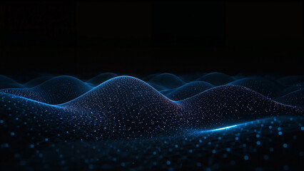 Neural flow network analytics innovation in an abstract futuristic setting with different streams.