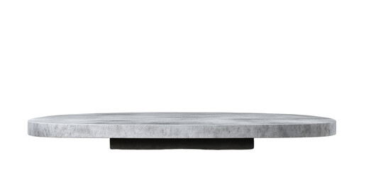 Gray, Oval, Flat Surface