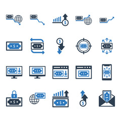 Money Management Icon Set	