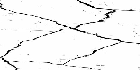 modern black and white scratch and cracks grunge texture dust and distressed wall pattern white background..

