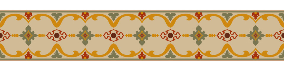 Decorative frame, abstract carpet, native pattern