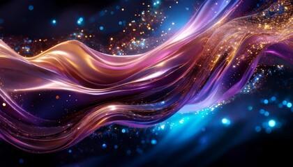 Fototapeta premium a mesmerizing abstract background featuring flowing waves in vibrant shades of blue and green creating a sense of tranquility and fluidity