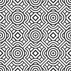 vector seamless pattern with circles