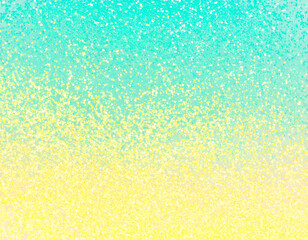 Blue And Yellow Glitter Texture Background