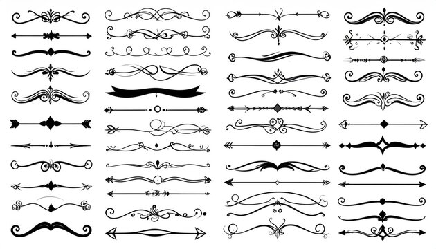 Collection of decorative dividers (1)