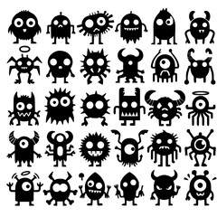 Fototapeta premium monster, cartoon, animal, vector
