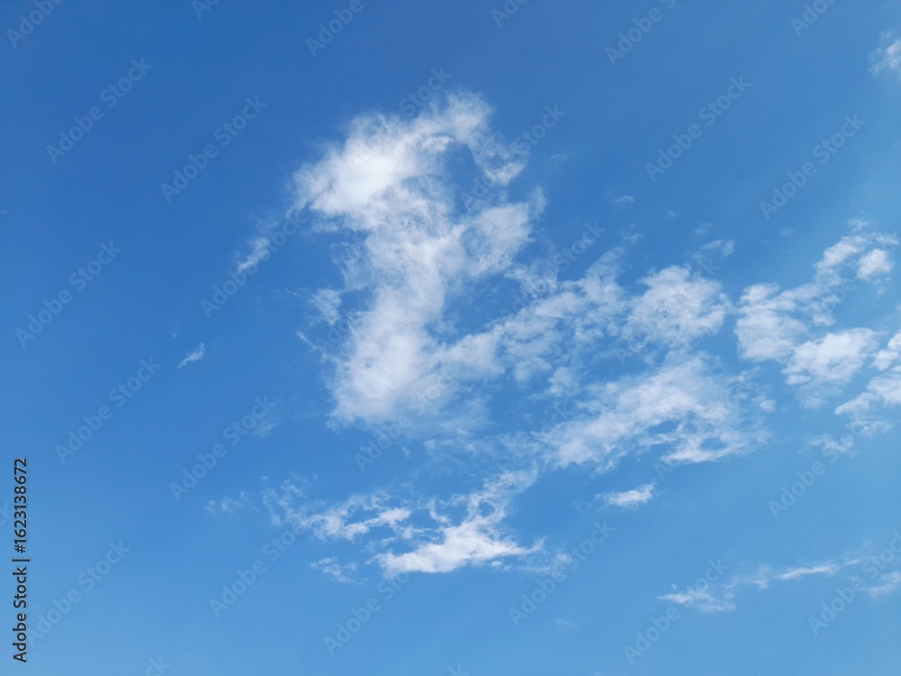 Wall mural cumulus clouds are cloudy, white clouds that generally resemble cotton wool. they are low-level form