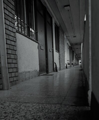 narrow street in the old town