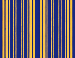 Vertical Blue and Gold Stripes Pattern