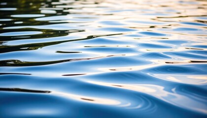 Rippling Water Close-Up Texture