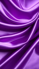 Obraz premium Purple silk drapes elegantly