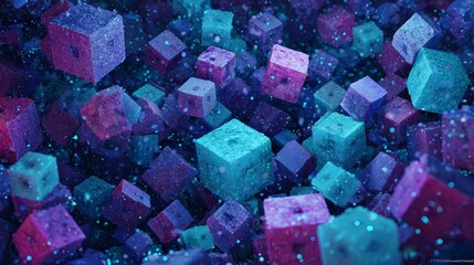 Quantum computing abstract bits with quantum computing, quantum computing surreal visualization, quantum computing particle trails