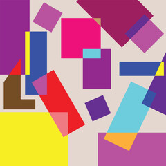 design vector art background with geometric box style