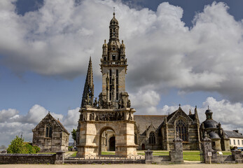 Enclos paroissial de Pleyben dans le département du Finistère - Bretagne