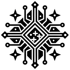A vector illustration set of gold star design elements for holiday decoration