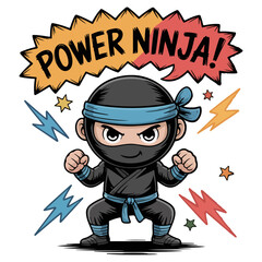 A Power Ninja Blue belt