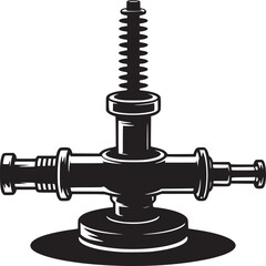 Industrial Valve Vector Illustration