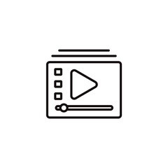live streaming icon collection .design style with background

