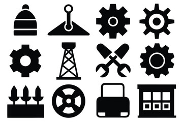 Star Icon Set Containing Sparkle