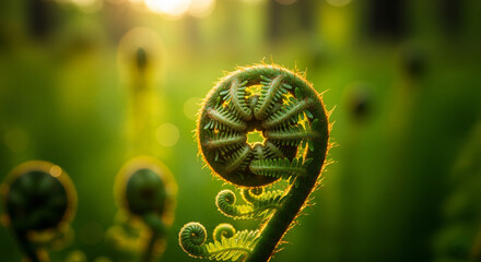 Unfurling Fern Frond
