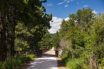Highway 385 Bridge on the George S. Mickelson Trail, South Dakota