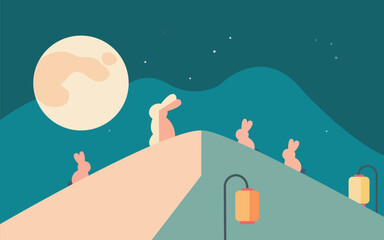 Mid-Autumn Festival Bunnies