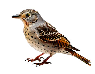 sparrow bird on transparent background and white background 