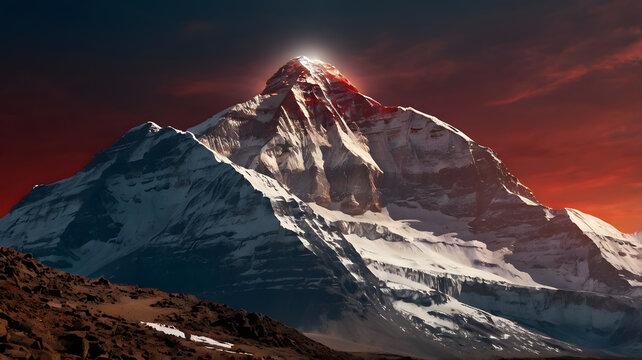 Holy Kailash Parvat in Himalayas, peaceful and powerful wallpaper image.