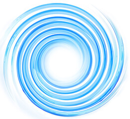 water tornado spinning into a blue tornado