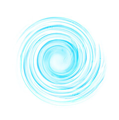 water tornado spinning into a blue tornado