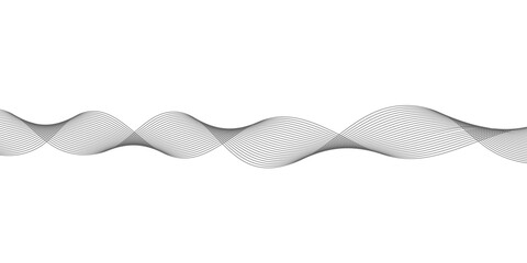 Minimalist abstract wave design consisting of smooth,geometric technology themes & data visualizations, scientific concept