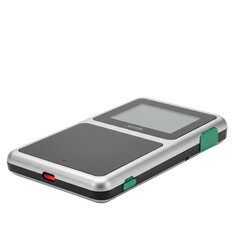 biometric scanner pad no background, isolated
