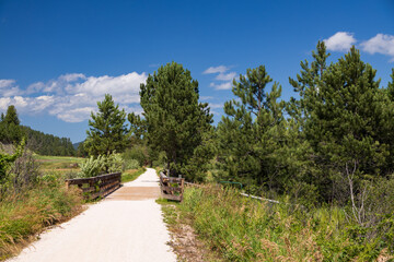 Crooked Creek Bridge #47 on the George S. Mickelson trail, South Dakota