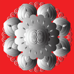  mandala artwork perfect for luxury branding, invitations, and ornamental decoration