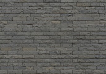 Obraz premium Seamless gray stone wall texture background