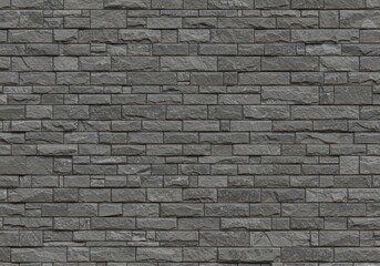 Obraz premium Seamless gray stone wall texture background