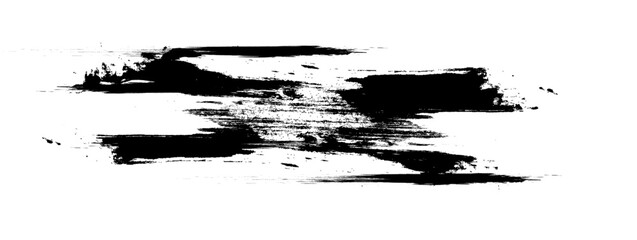 Vector grunge black and white urban  texture with design brush strokes. 