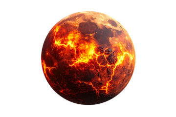 Large, glowing orange sun in the center of on transparent background
By Rahela2Studio