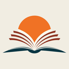 open book vector illustration