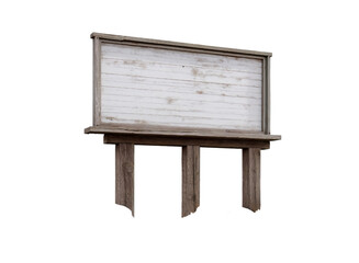 Old, weathered, and worn gray stone billboard sign on a rock wall isolated on a transparent background in PNG format.