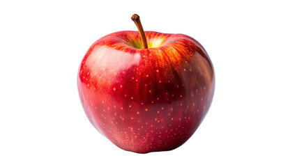 red apple isolated on white