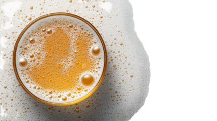 Beer Foam in a Glass