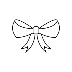 bow isolated on white background