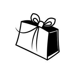 taupe tone with understated package bows