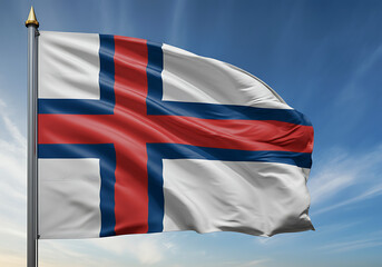 flag of Faeroe Islands. different flags