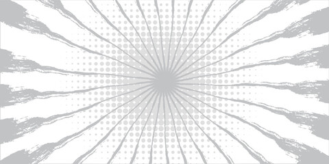 Obraz premium Ray sun light. Sunburst background. Radial circle line. Pattern starburst. Comic beam lines. Sun effect rays. Abstract firework. Concentration stripe. Cartoons lightning style. Vector illustration