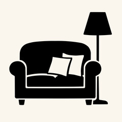 Luxurious leather armchairs and sofas add elegance to a contemporary living room interior design