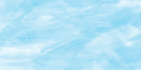 Color Gradient Watercolor Ink Background in Blue Tones with Wet Artistic Washes and Splash Effects for Visual Media and Artistic Packaging