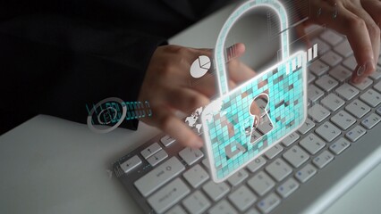 Cyber security protection and cyber security strategies against cyber threats, system hacks,...